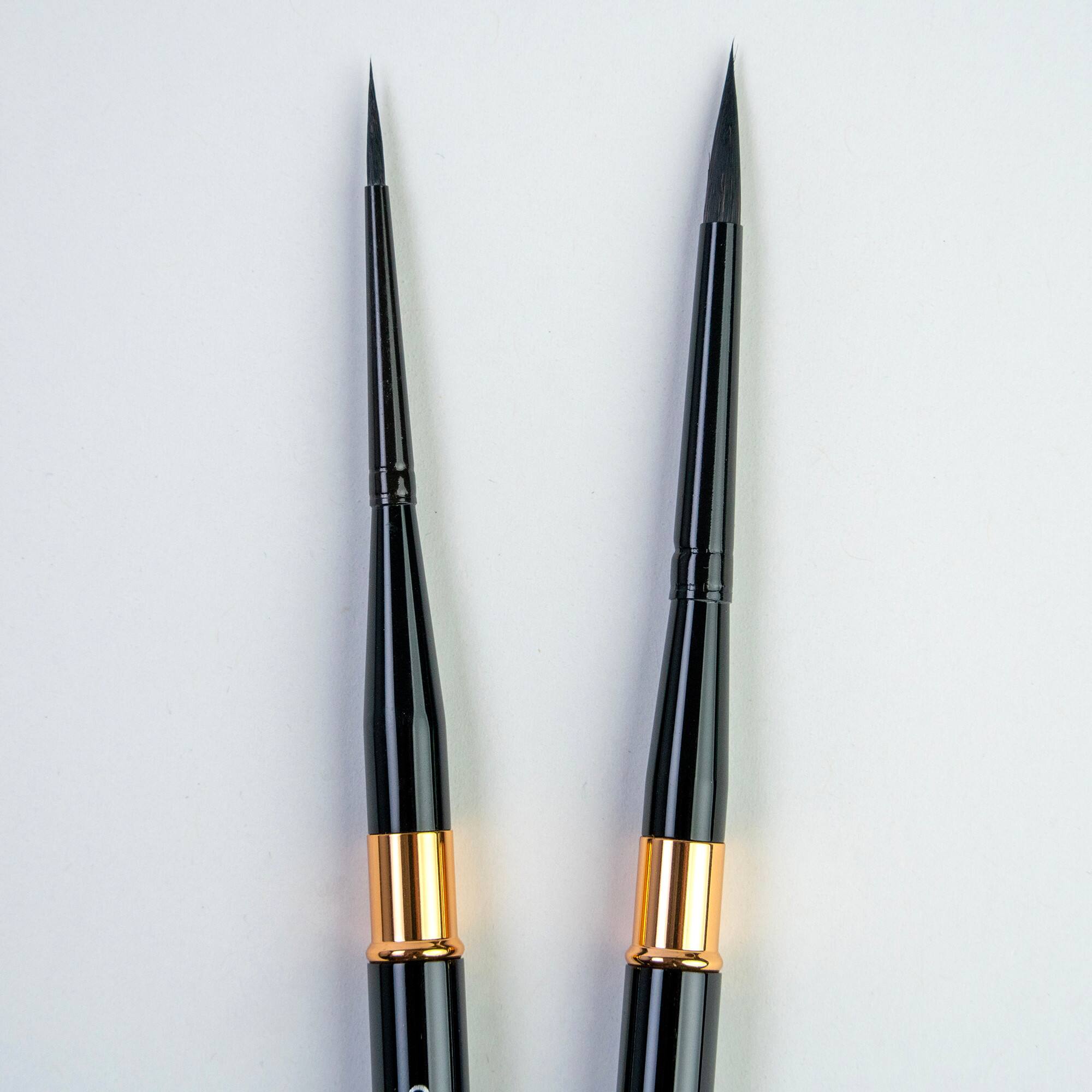 Silver Brush Limited Black Velvet® Small Travel Brushes Set